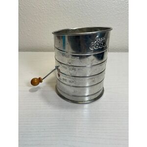 Good‎ Cook Metal Sifter Manual Crank Flour Sifter Baking Kitchen Tool